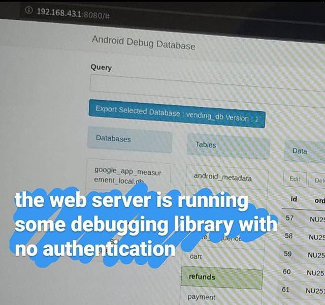 accessing the web server IP on firefox browser